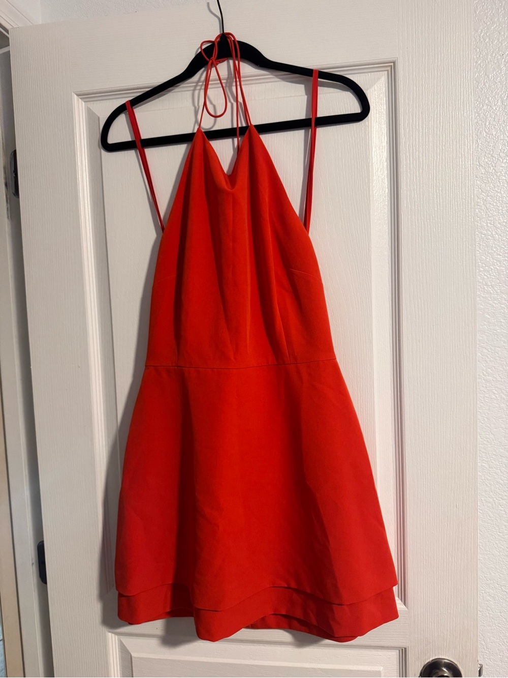 Gianni Bini Red Halter Layered Dress Size 6 NWT